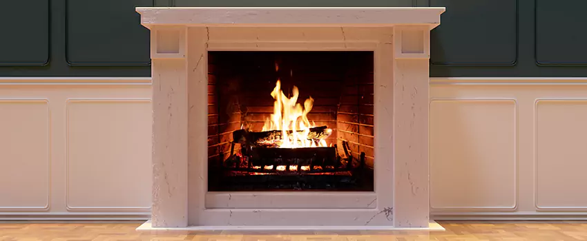 Decorative Electric Fireplace Installation in North Fort Myers, Florida