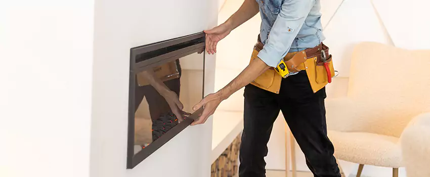 Metal Fireplace Installation in North Fort Myers, Florida