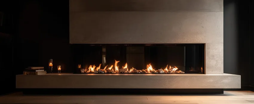 Gas Fireplace Ember Bed Design Services in North Fort Myers, Florida