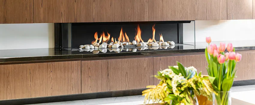 Double-height Fireplace Design Refurbishment in North Fort Myers, Florida