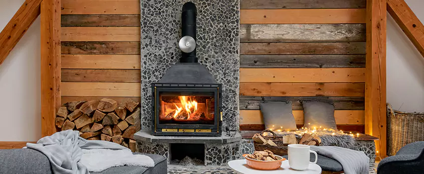 Thelin Hearth Products Direct Vent Gas Stove Fireplace Inspection in North Fort Myers, Florida
